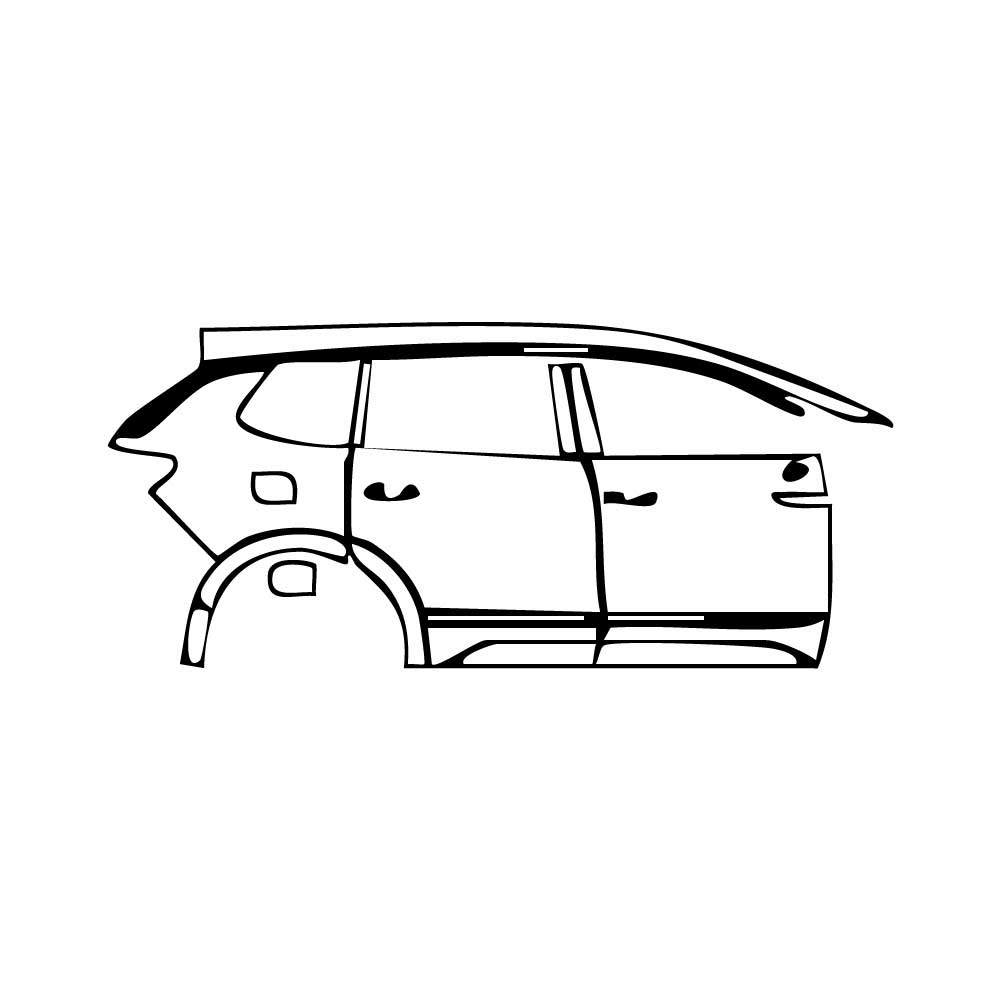 Voorgesneden PPF Volkswagen Talagon R-line 2025
