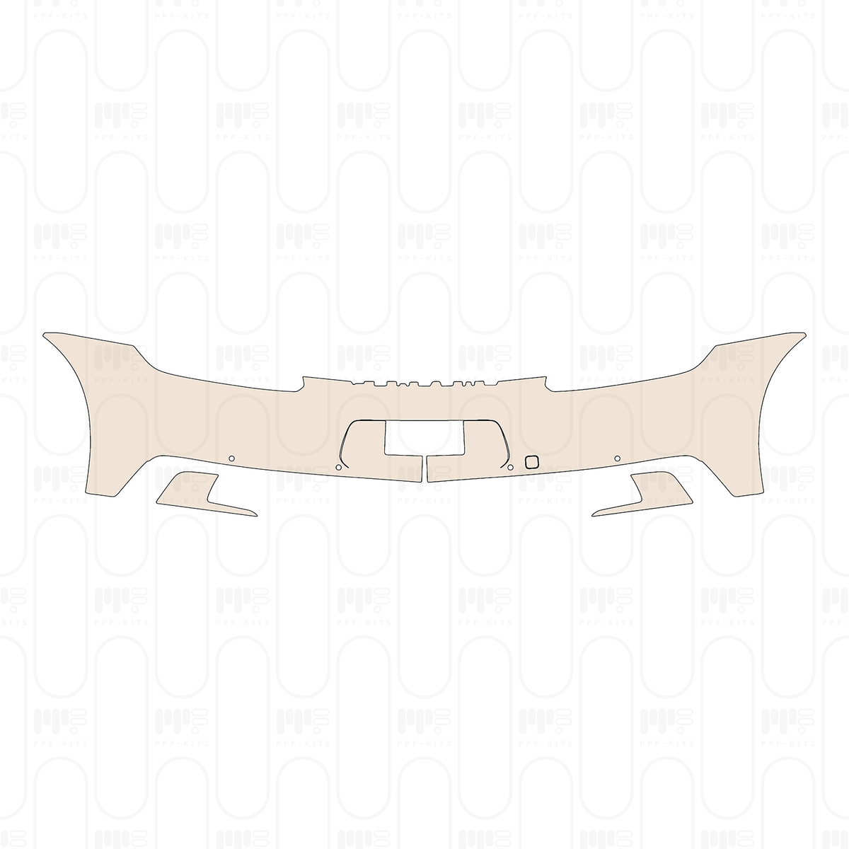 Rear Bumper with SportDesign Package, without Model Emblem