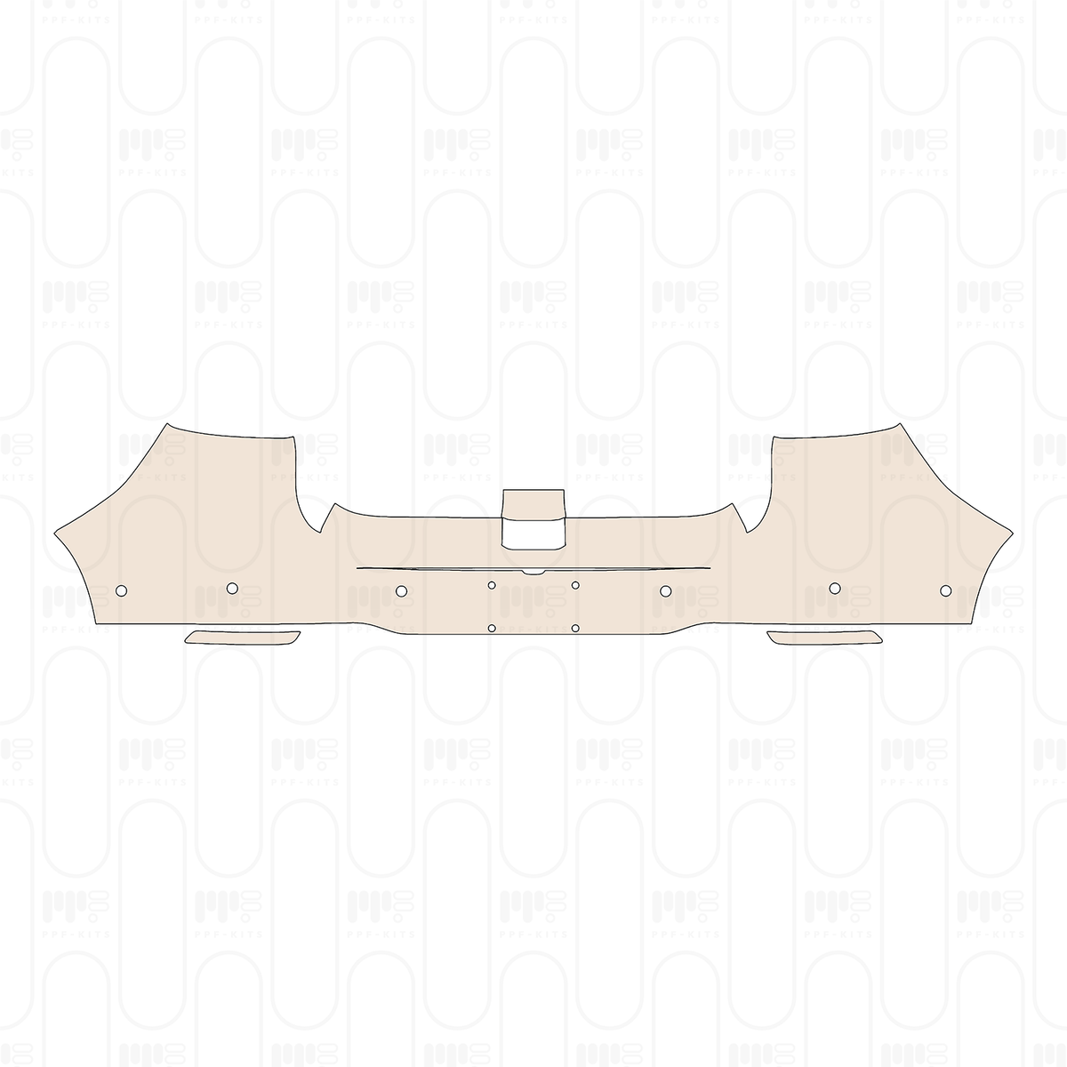 Rear Bumper with 6 PDC (Parking Sensors)