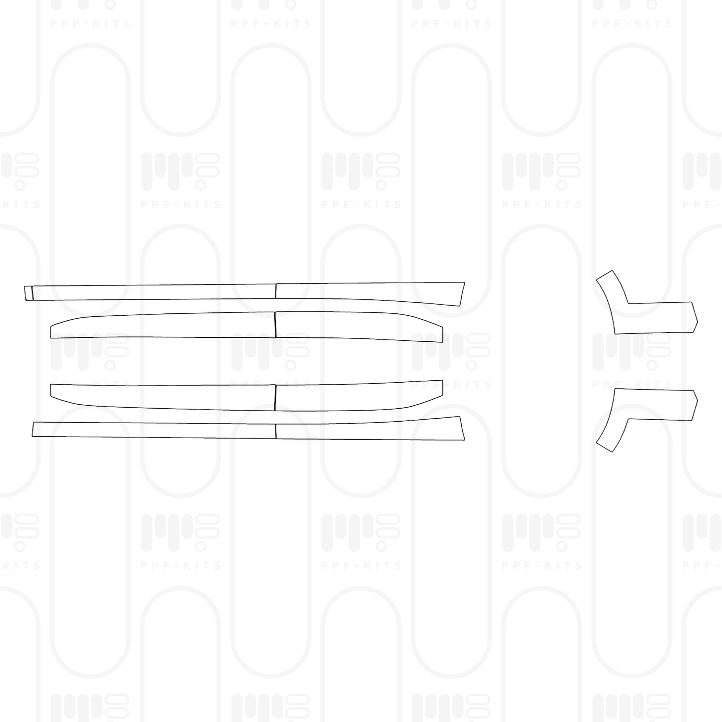 Voorgesneden PPF Volkswagen Tayron L (CN) Base 2025