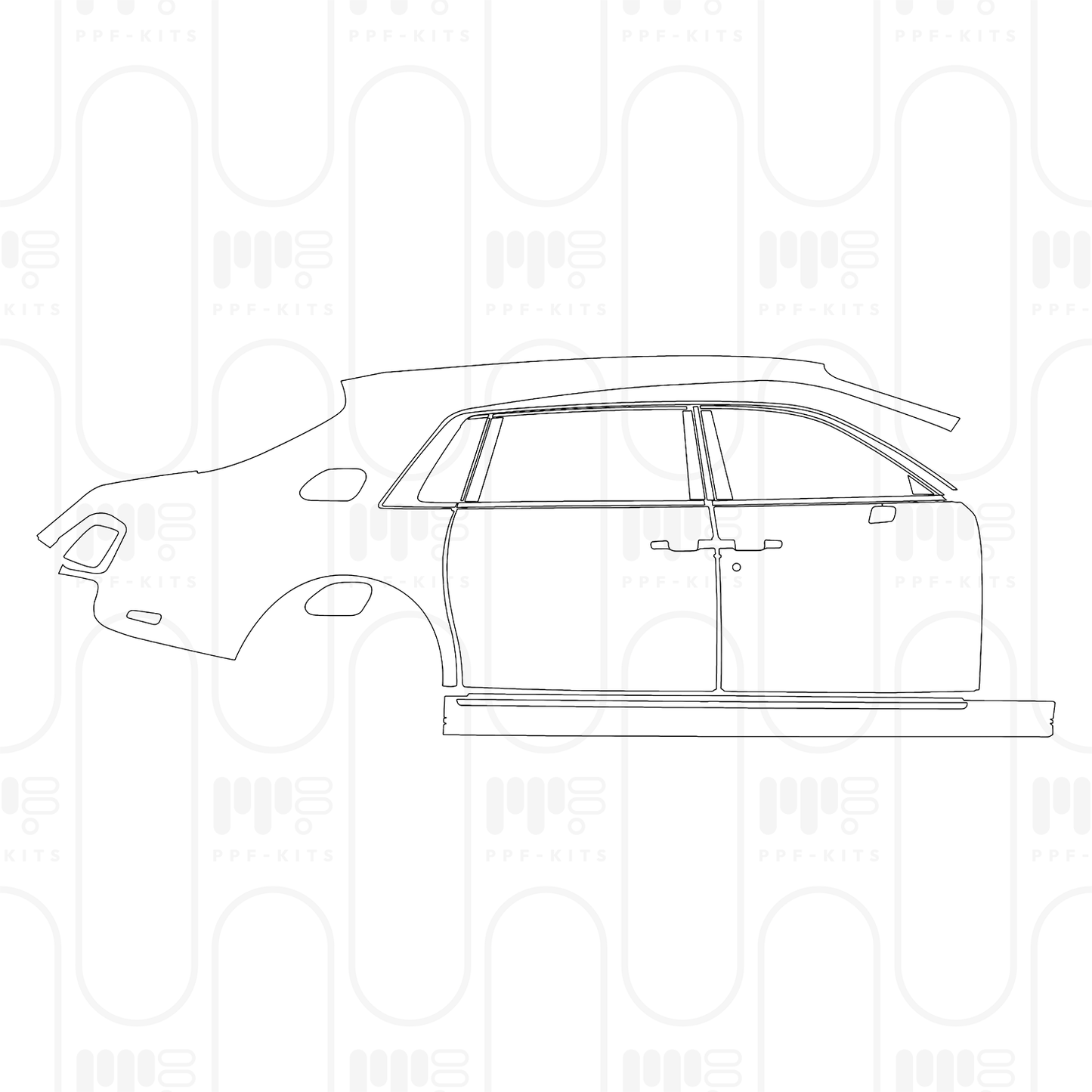Pre-Cut PPF Rolls-Royce Phantom Sedan Extended Wheelbase 2026