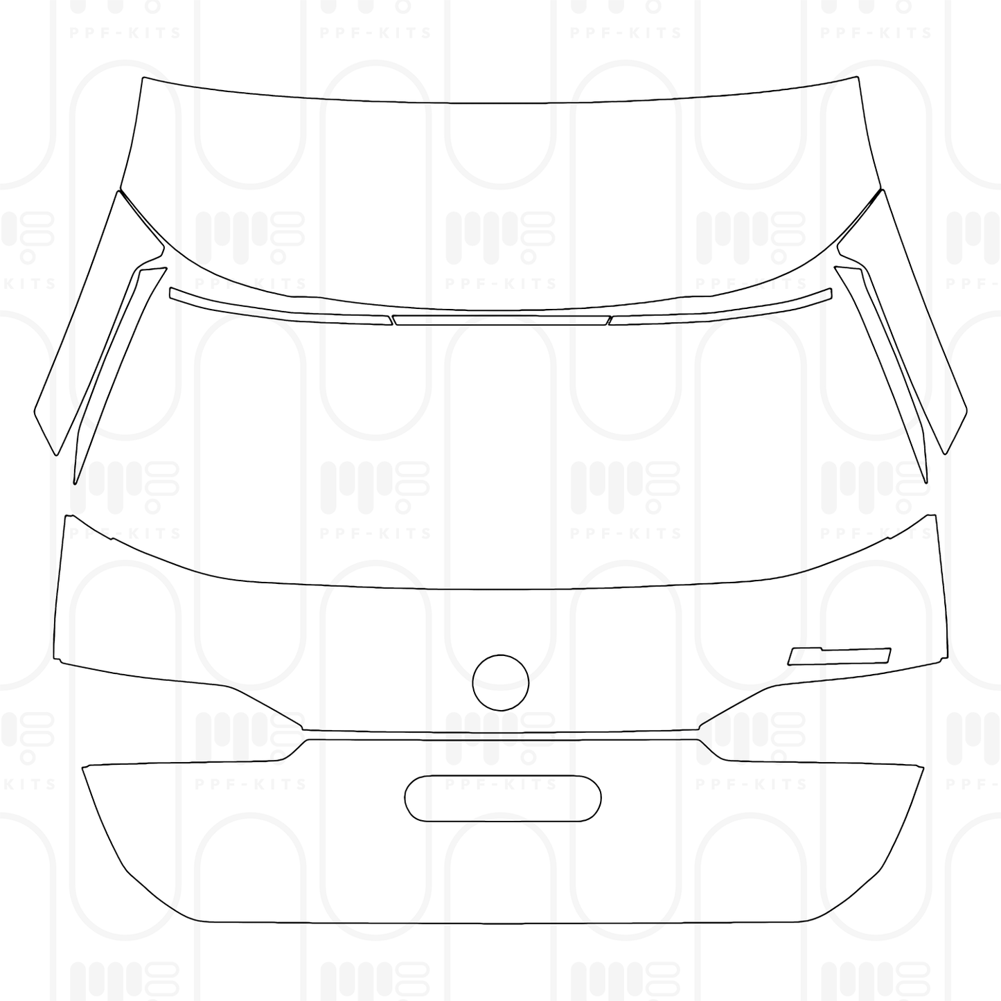 Voorgesneden PPF BMW 5 Series Touring Base 2026
