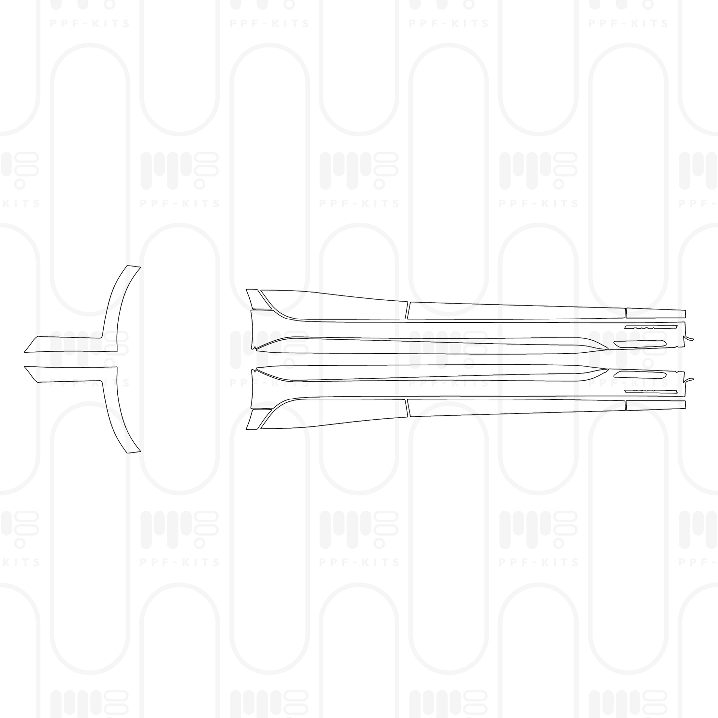 Voorgesneden PPF BMW 3 Series Sedan M340i 2026