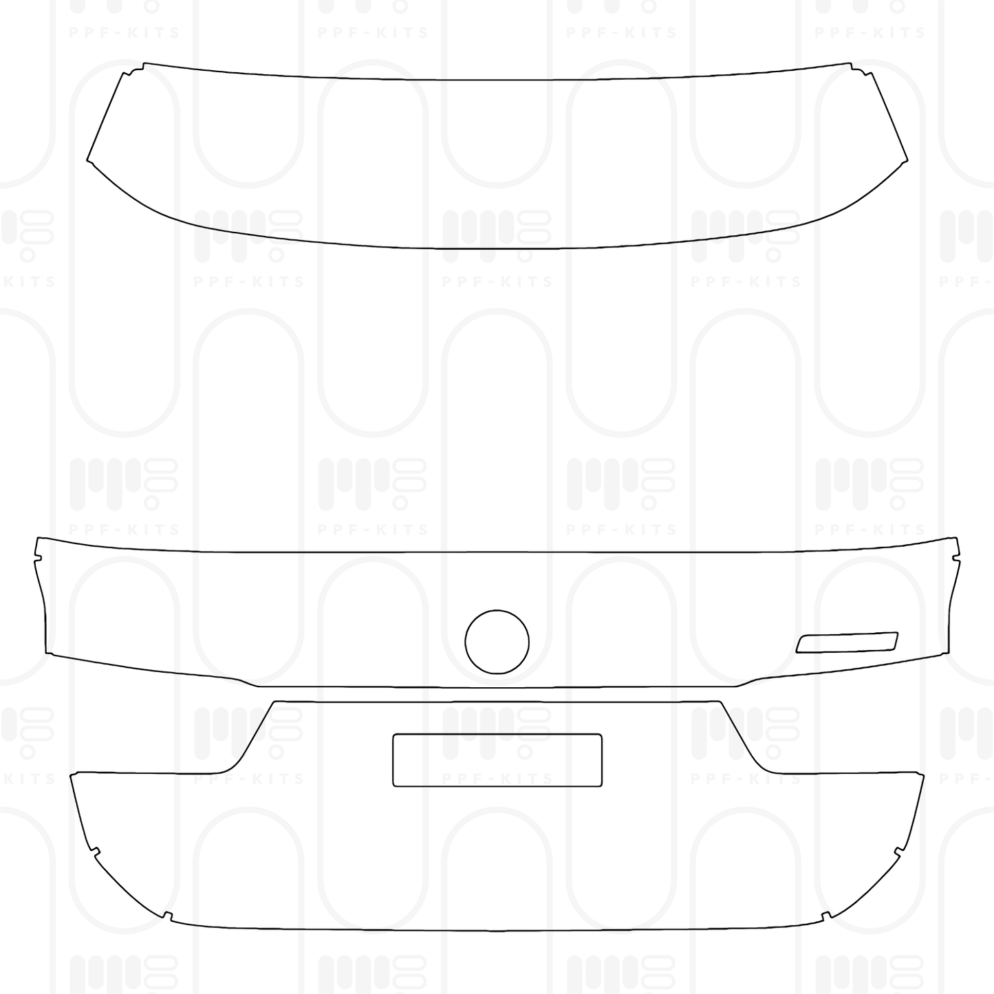 Voorgesneden PPF BMW 3 Series Touring Wagen Base 2026
