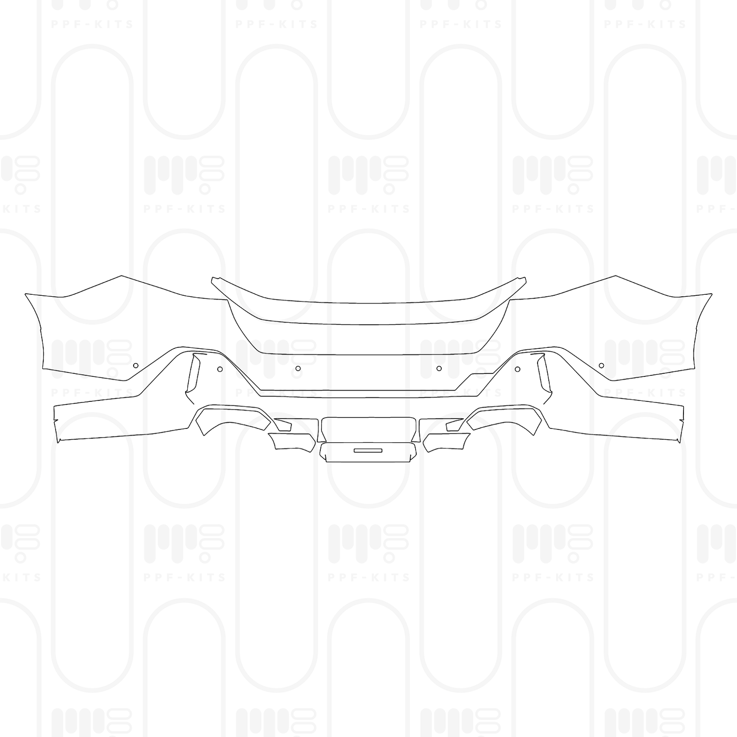 Voorgesneden PPF BMW i5 Sedan Standard Wheelbase M Sport 2024