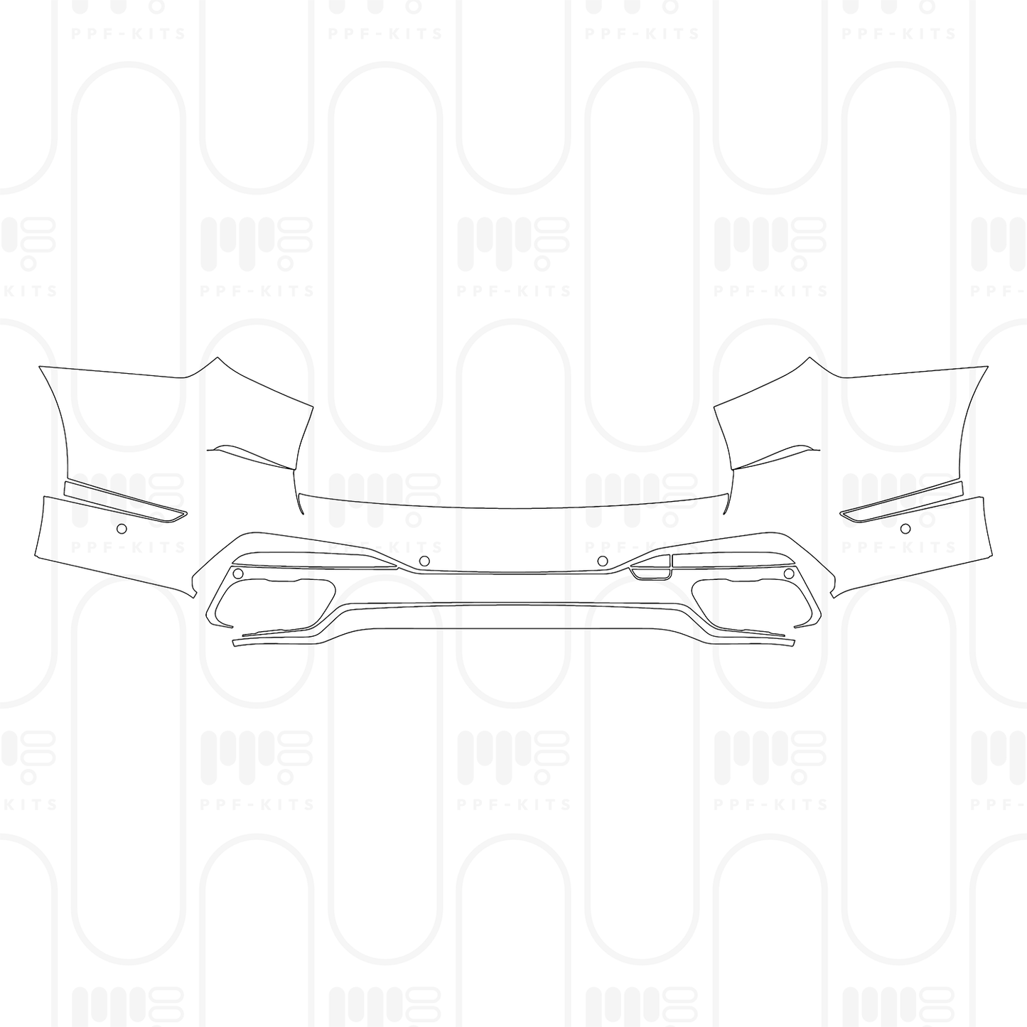 Voorgesneden PPF BMW X7 M60i 2025