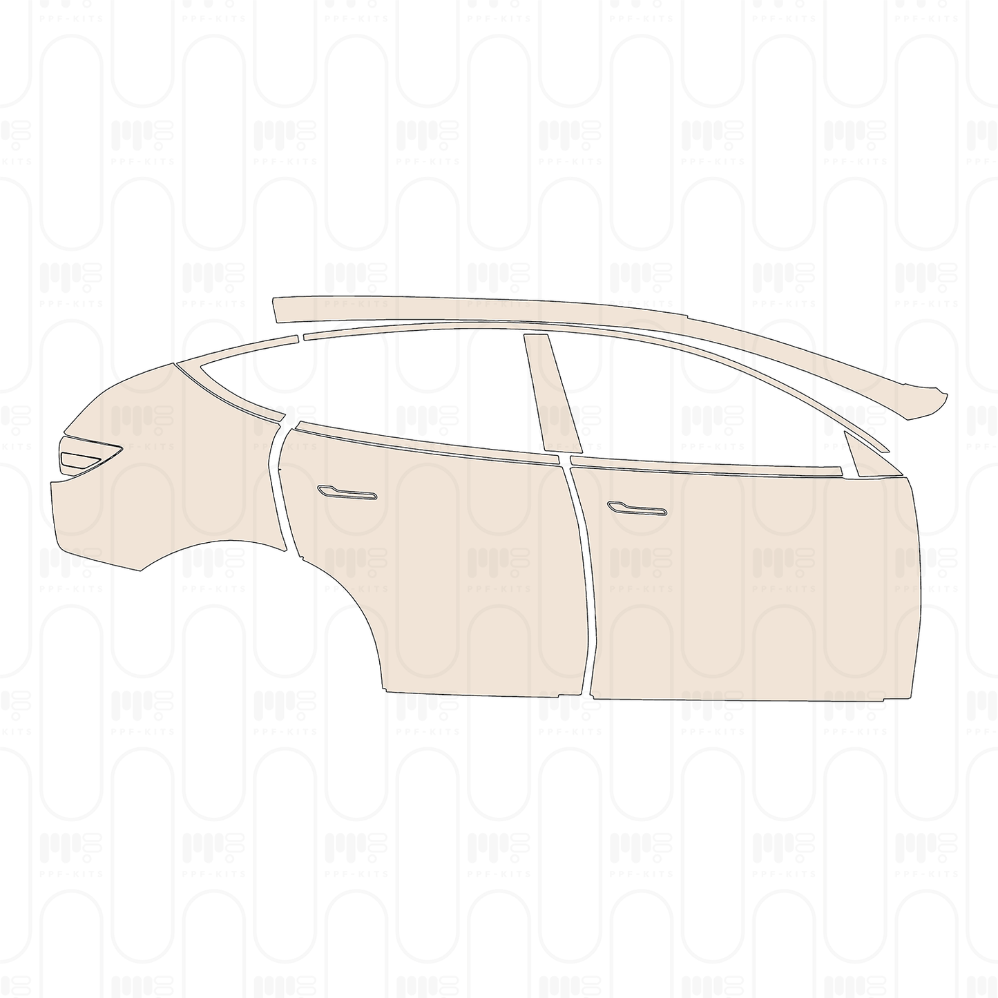 Voorgesneden PPF Tesla Model Y (Juniper) Standard 2025
