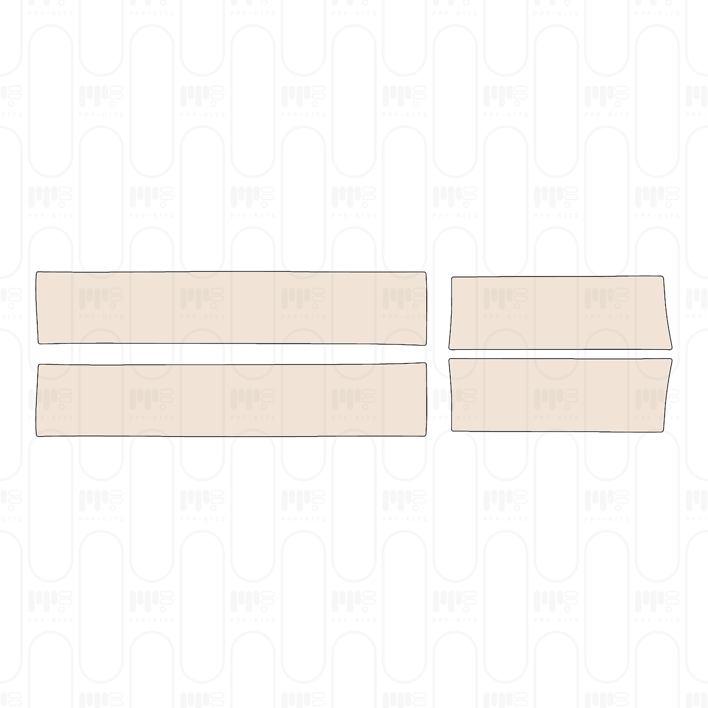 Pre-cut PPF pattern: Door Sill - BYD SEAL U DM-i 2025
