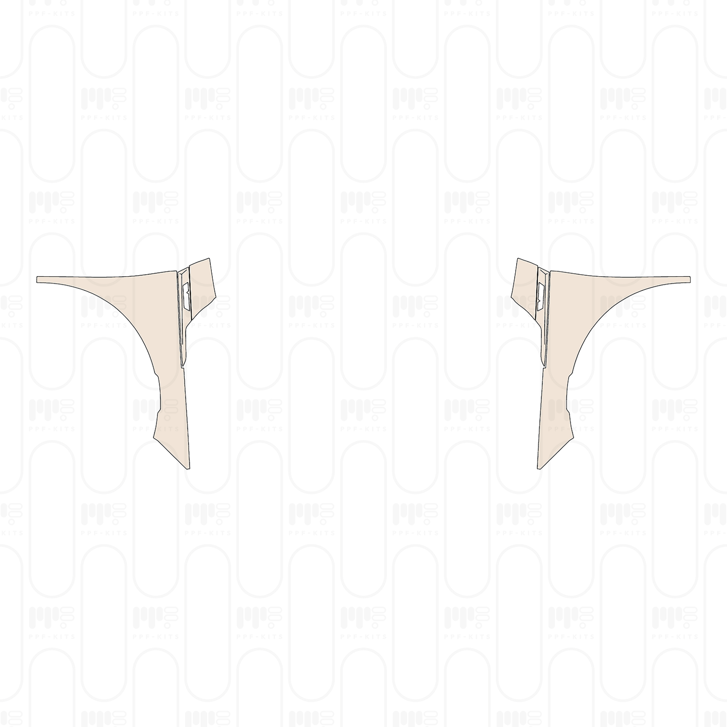 Pre-cut PPF pattern: Fender - Skoda Elroq (EU) vRS 2025