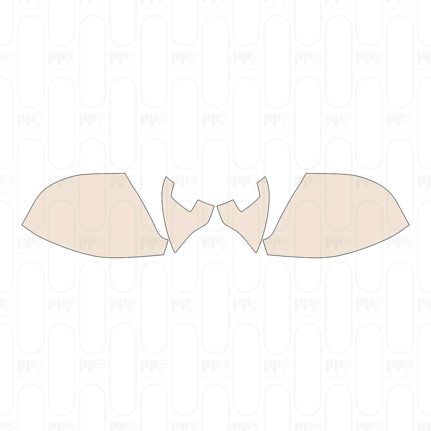 Pre-cut PPF pattern: 6.1 EU Mirror - Volkswagen