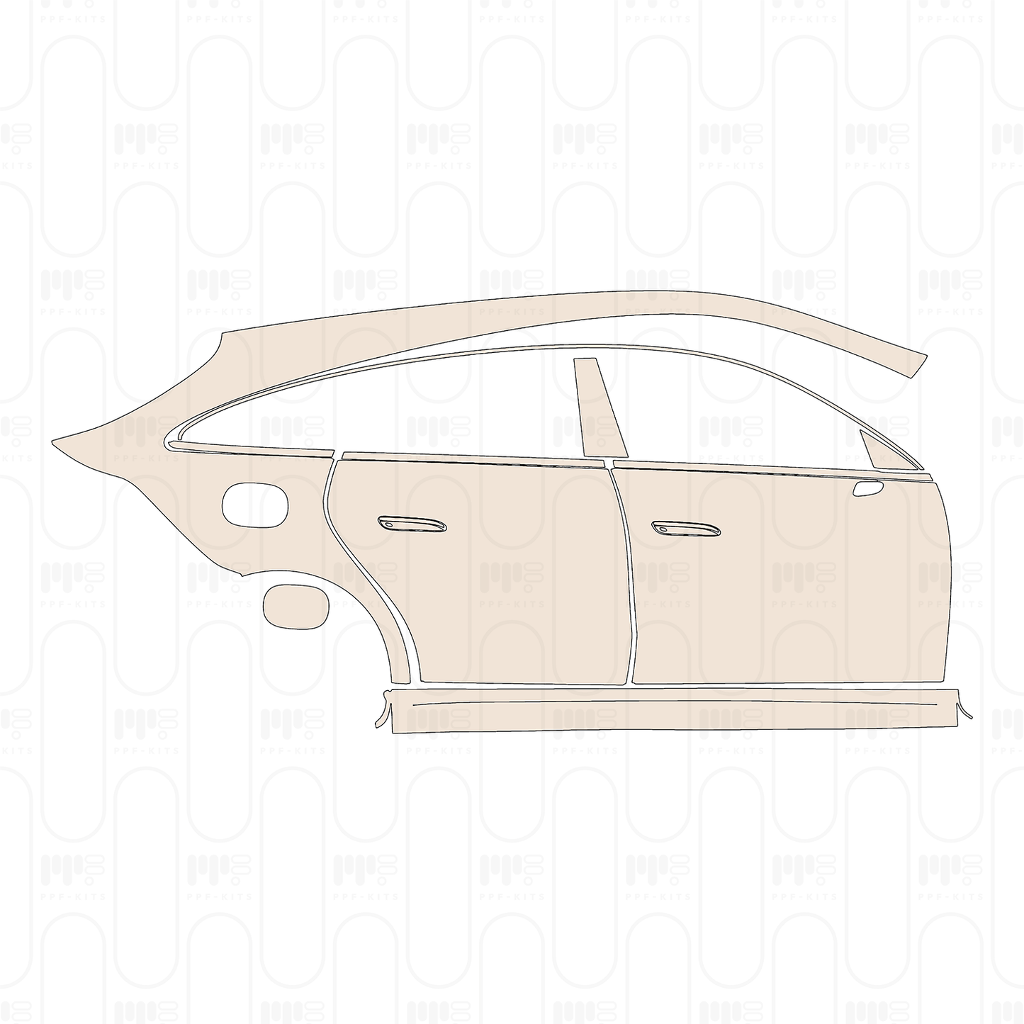 Voorgesneden PPF Mercedes-Benz CLA Shooting Brake Electric AMG Line 2026