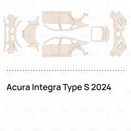 Bumper+Headlamp with "INTEGRA" Emblem