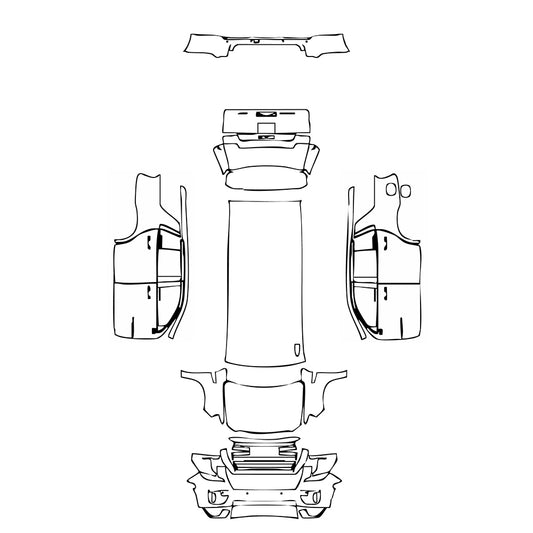 Pre-Cut PPF GMC Yukon SLT 2021 - PPF-Kits