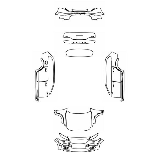 Pre-Cut PPF Volvo V90 Cross Country 2020 - PPF-Kits