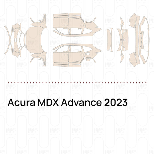 Pre-Cut PPF Acura MDX Advance 2023