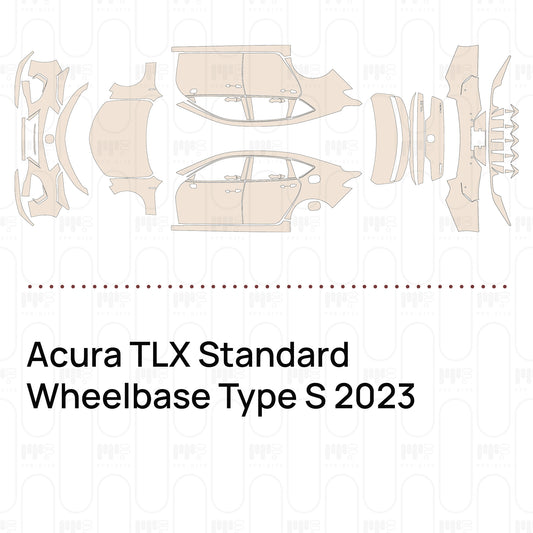Voorgesneden PPF Acura TLX Standard Wheelbase Type S 2023