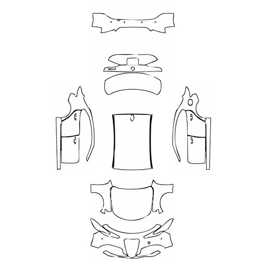 Pre-Cut PPF Alfa Romeo Giulia Base 2021 - PPF-Kits