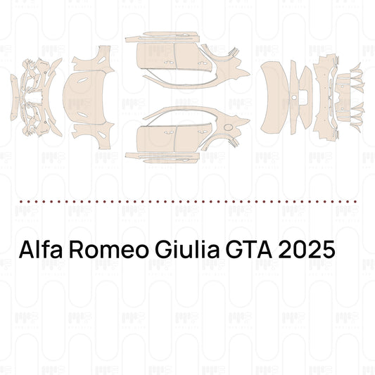 Voorgesneden PPF Alfa Romeo Giulia GTA 2025