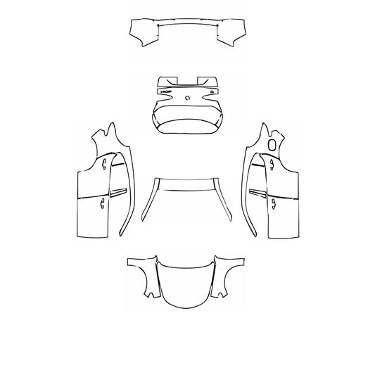 Pre-Cut PPF Alfa Romeo Stelvio Base 2020 - PPF-Kits