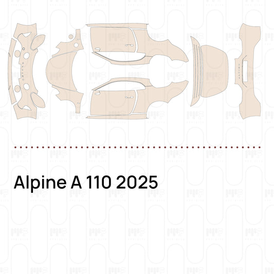 Voorgesneden PPF Alpine A 110 2025