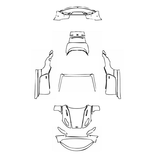 Pre-Cut PPF Aston Martin DB11 V8 Volante 2023 - PPF-Kits