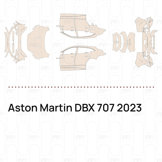 Voorgesneden PPF Aston Martin DBX 707 2023