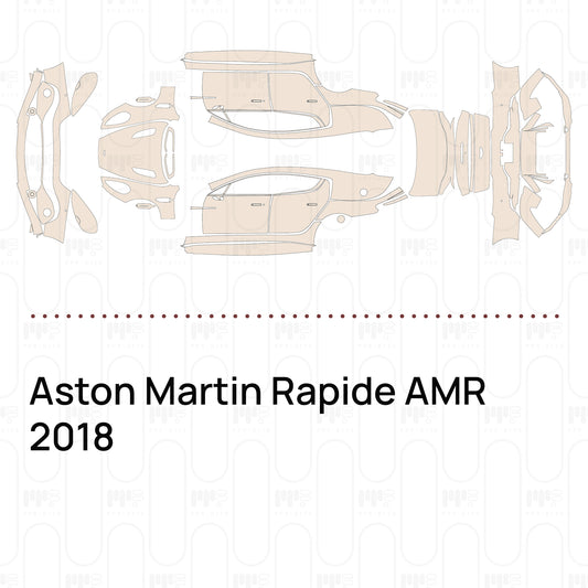 Voorgesneden PPF Aston Martin Rapide AMR 2018