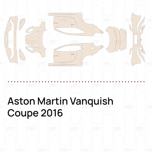Voorgesneden PPF Aston Martin Vanquish Coupe 2016