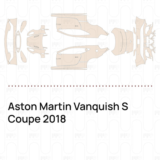Voorgesneden PPF Aston Martin Vanquish S Coupe 2018