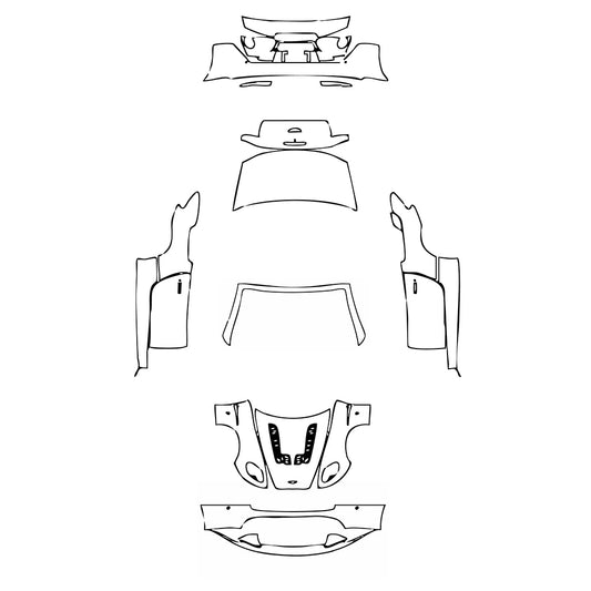 Pre-Cut PPF Aston Martin Vantage V12 Roadster 2012 - PPF-Kits