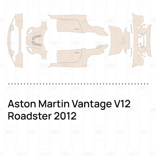 Voorgesneden PPF Aston Martin Vantage V12 Roadster 2012