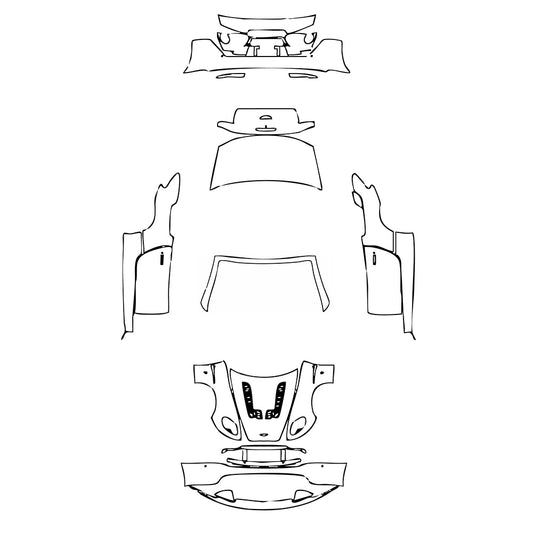 Pre-Cut PPF Aston Martin Vantage V12 Roadster 2017 - PPF-Kits
