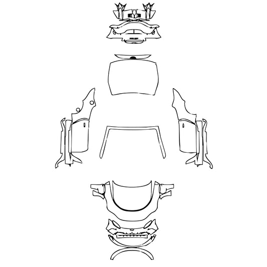 Pre-Cut PPF Aston Martin Vantage V12 Roadster 2022 - PPF-Kits