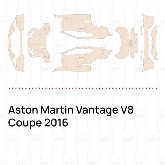 Voorgesneden PPF Aston Martin Vantage V8 Coupe 2016