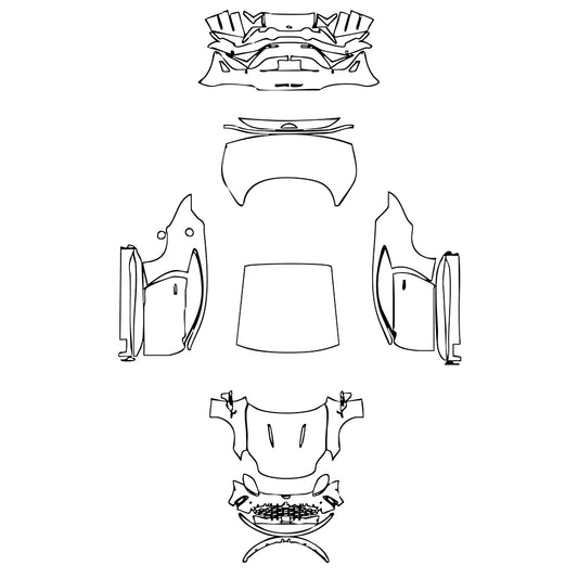Pre-Cut PPF Aston Martin Vantage V8 Coupe 2025 - PPF-Kits