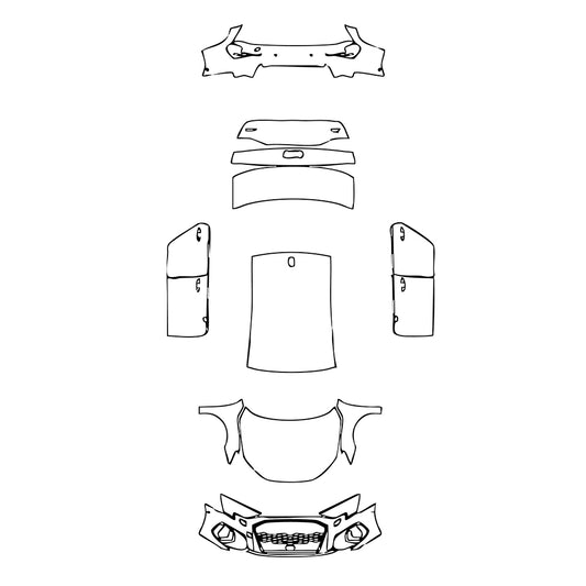Pre-Cut PPF Audi A3 Limousine Base 2024 - PPF-Kits