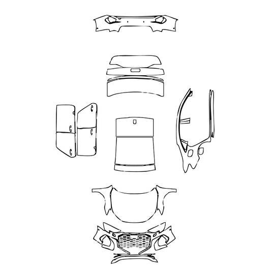 Pre-Cut PPF Audi A3 Limousine S3 2022 - PPF-Kits