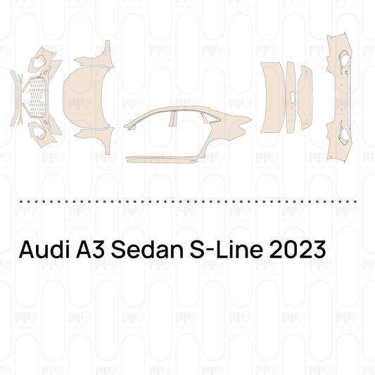 Voorgesneden PPF Audi A3 Sedan S-Line 2023