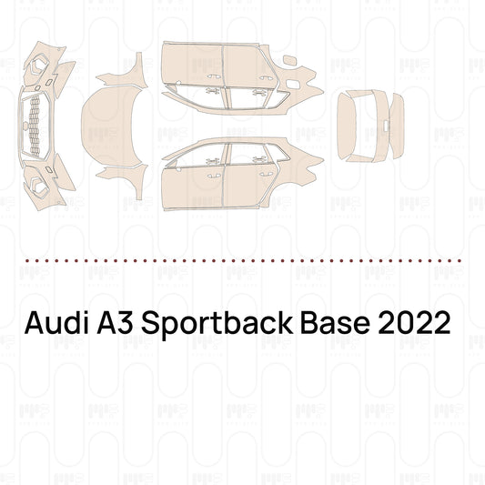 Voorgesneden PPF Audi A3 Sportback Base 2022