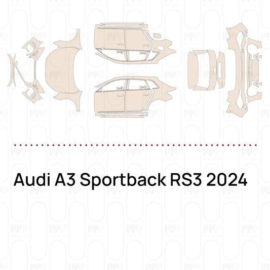 Voorgesneden PPF Audi A3 Sportback RS3 2024