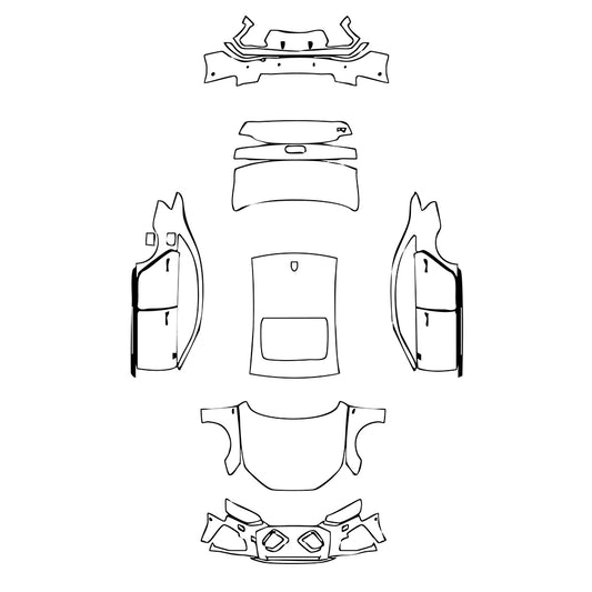 Pre-Cut PPF Audi A4 A4 Saloon Sedan S-line 2025 - PPF-Kits