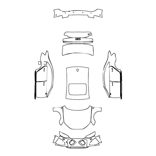 Pre-Cut PPF Audi A4 S4 Saloon Sedan 2020 - PPF-Kits