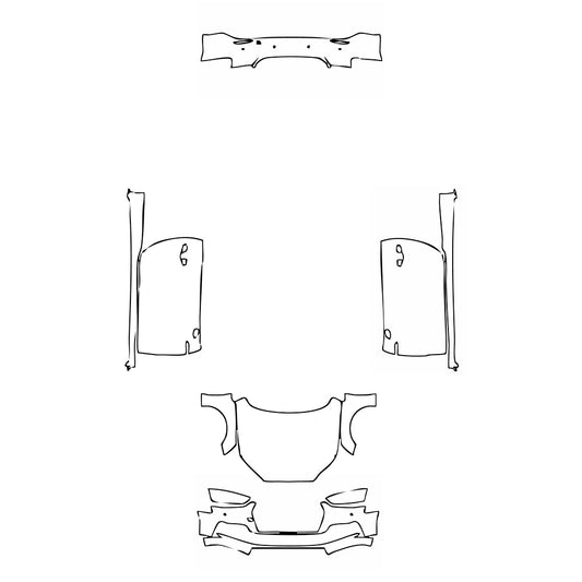 Pre-Cut PPF Audi A5 A5 Cabriolet S-line 2017 - PPF-Kits