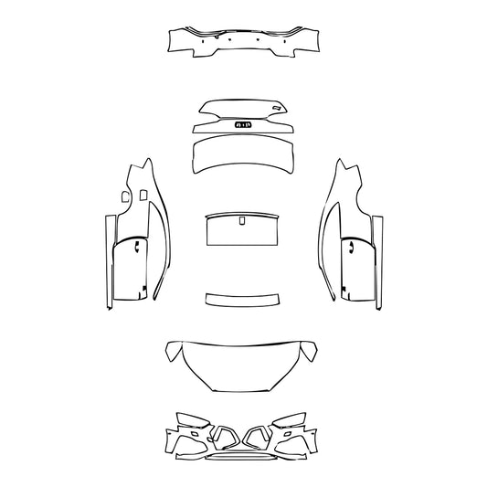Pre-Cut PPF Audi A5 A5 Coupe S-line 2022 - PPF-Kits
