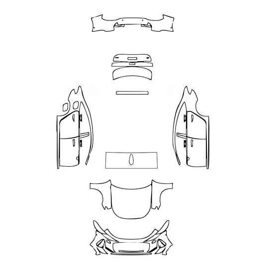 Voorgesneden PPF Audi A5 A5 Saloon Base 2025