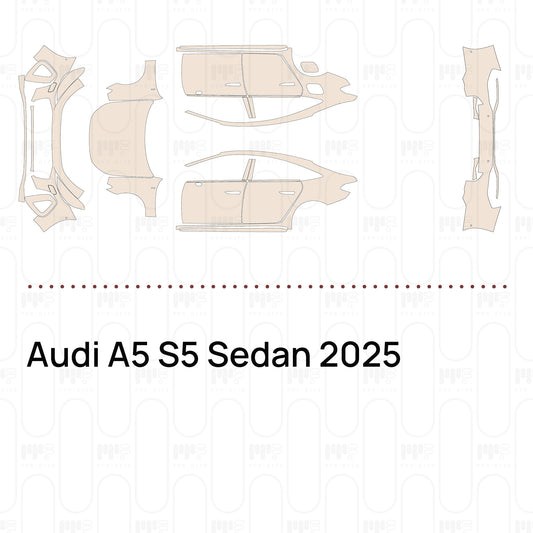 Voorgesneden PPF Audi A5 S5 Sedan 2025