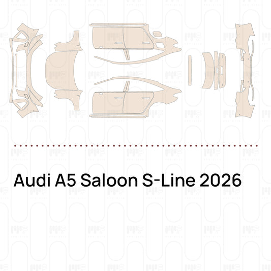 Voorgesneden PPF Audi A5 Saloon S-Line 2026
