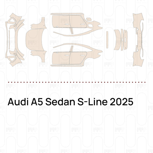 Voorgesneden PPF Audi A5 Sedan S-Line 2025