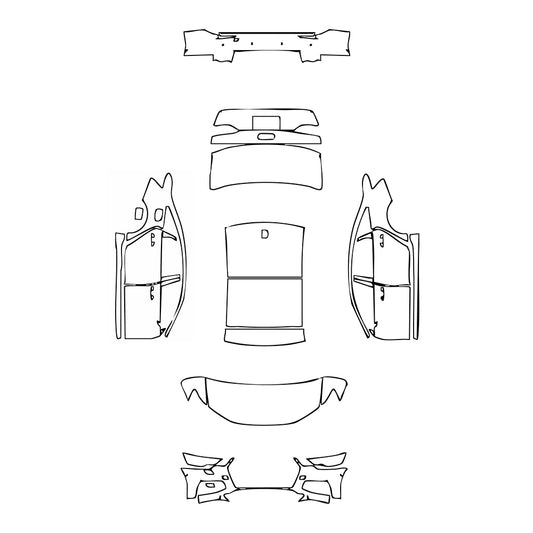 Pre-Cut PPF Audi A6 A6L Base 2021 - PPF-Kits
