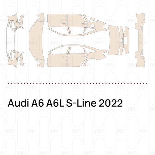 Voorgesneden PPF Audi A6 A6L S-Line 2022